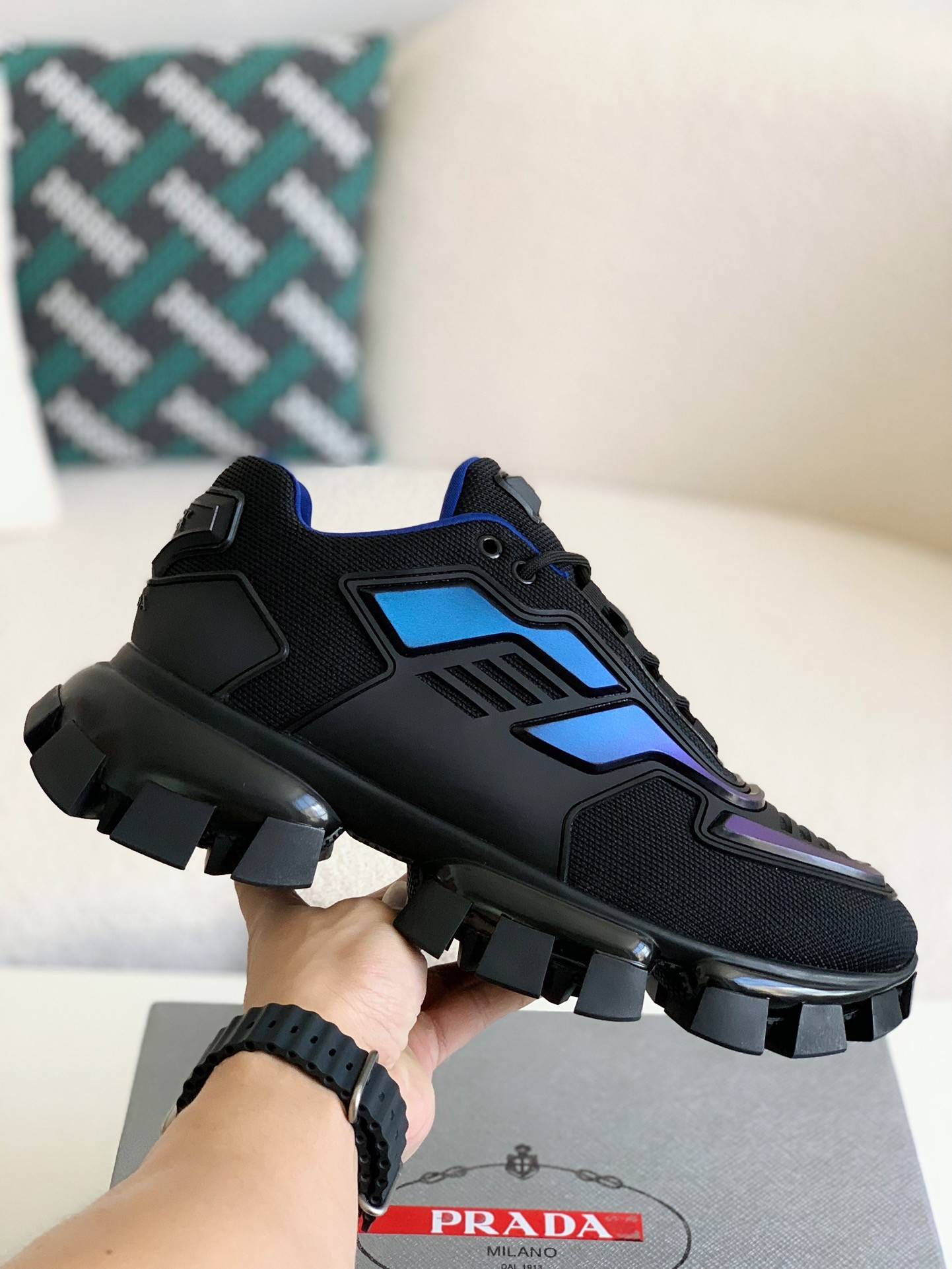 P*DA Cloudbus Thunder technology fabric sneakers
