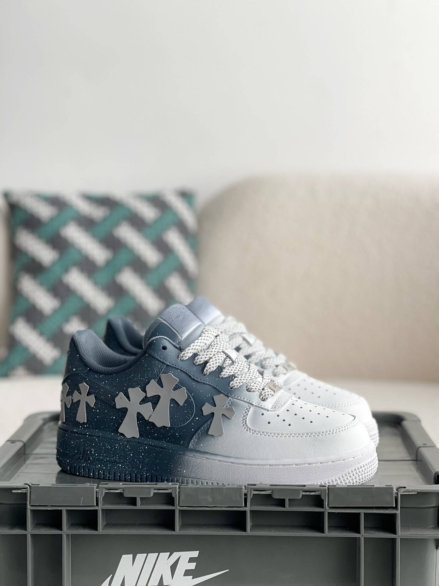 Ch*0me He**ts x nike air force 1 sneakers
