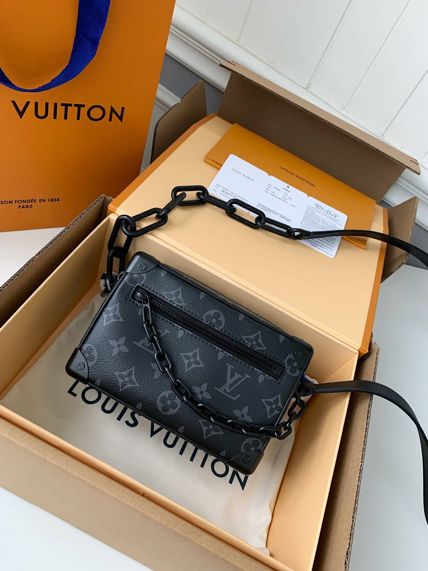 L*V MINI SOFT TRUNK BAG M44735 18.5*13*8CM