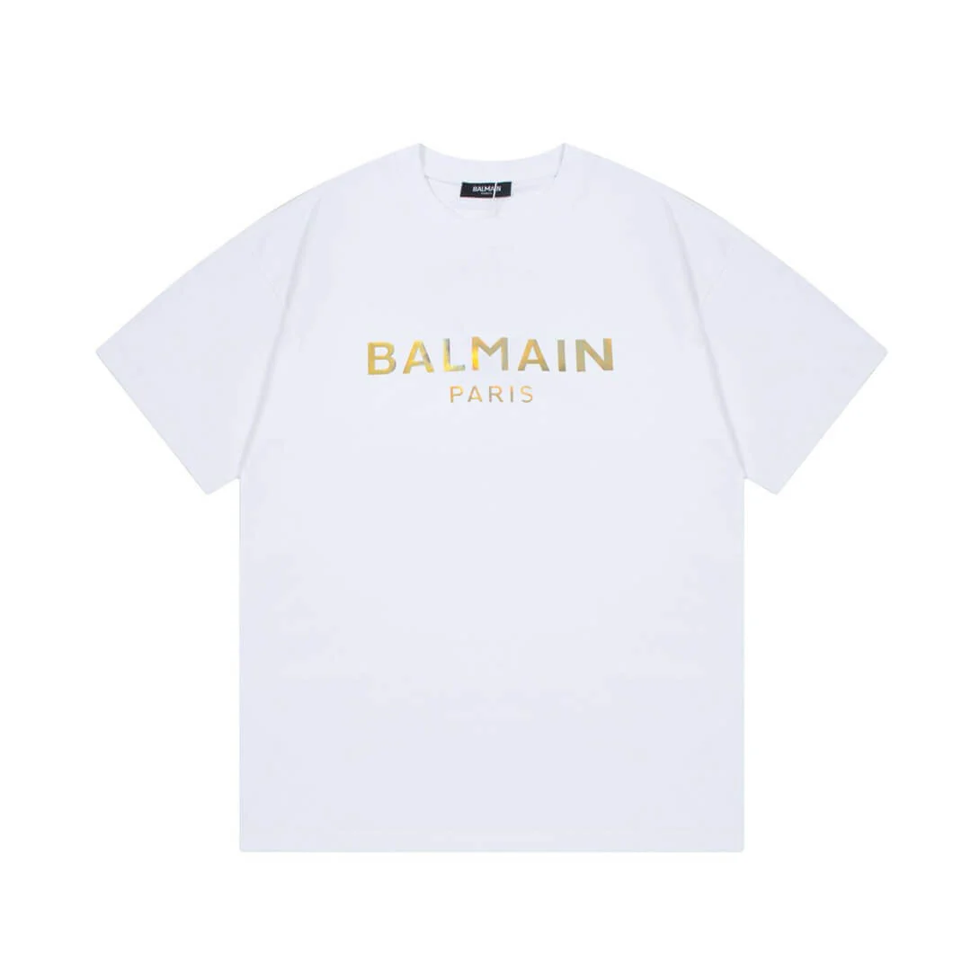Foil Letter Print T-shirt