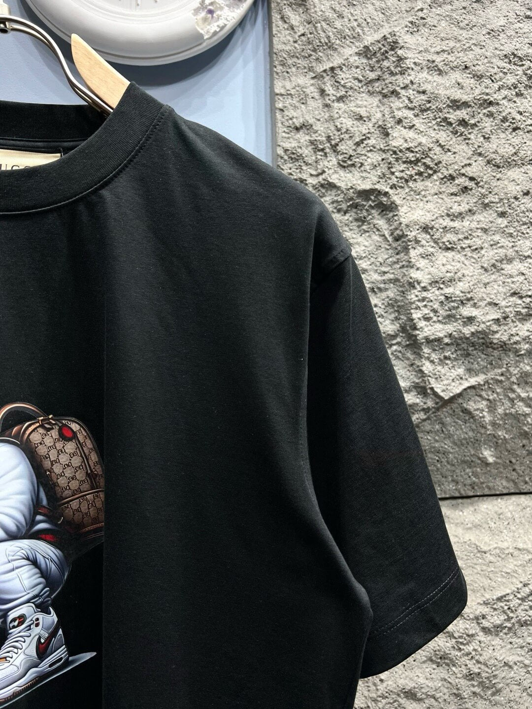 Bear Print T Shirt