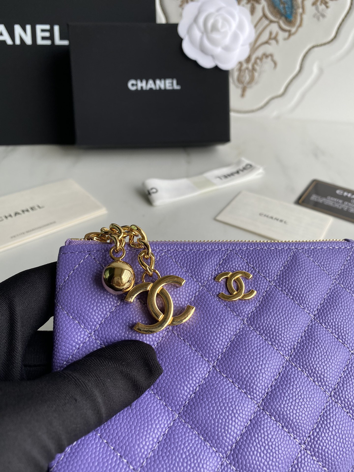 Chanle Zipped Wallet