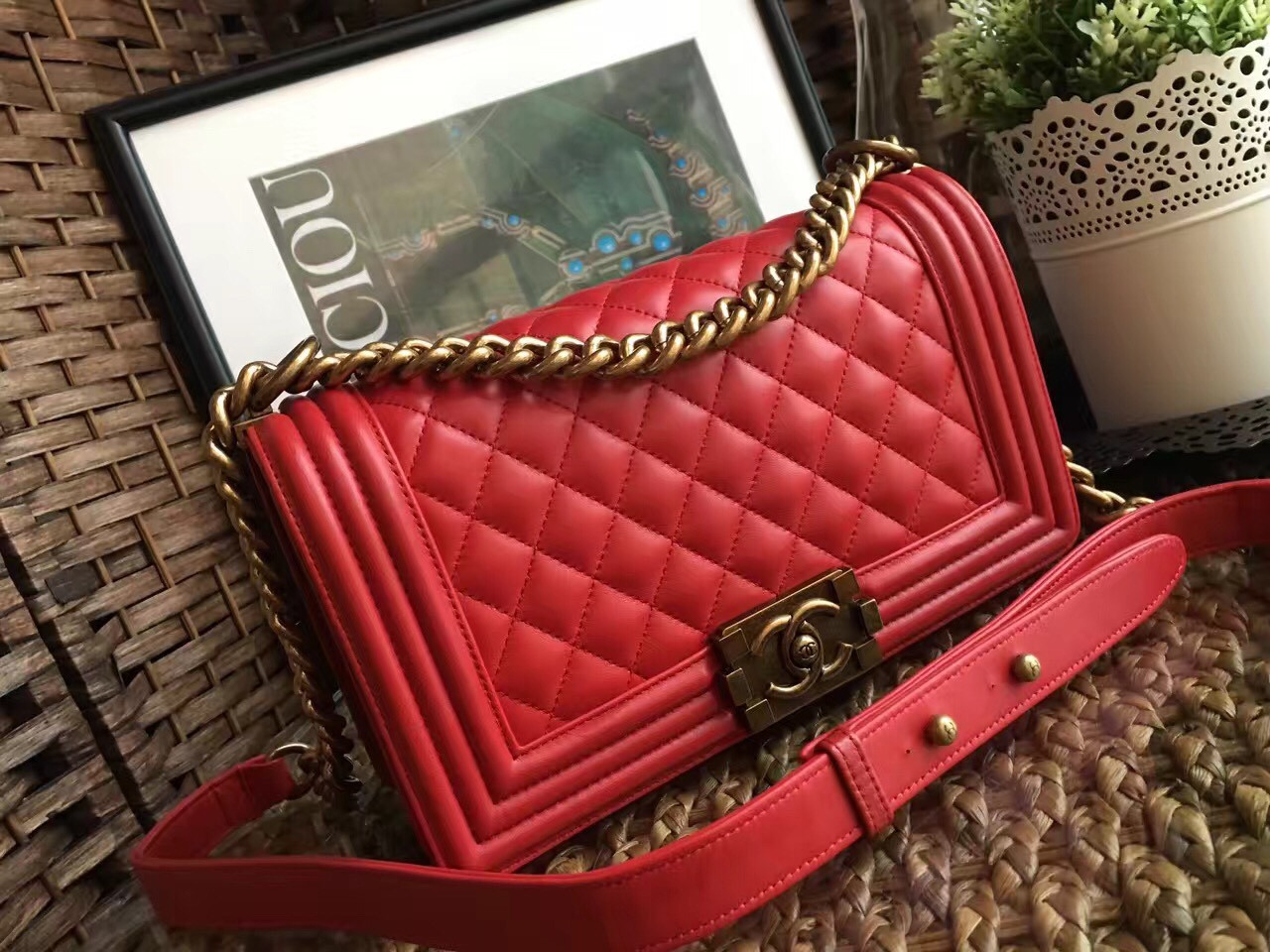 Chanle Boy Chanle Handbag