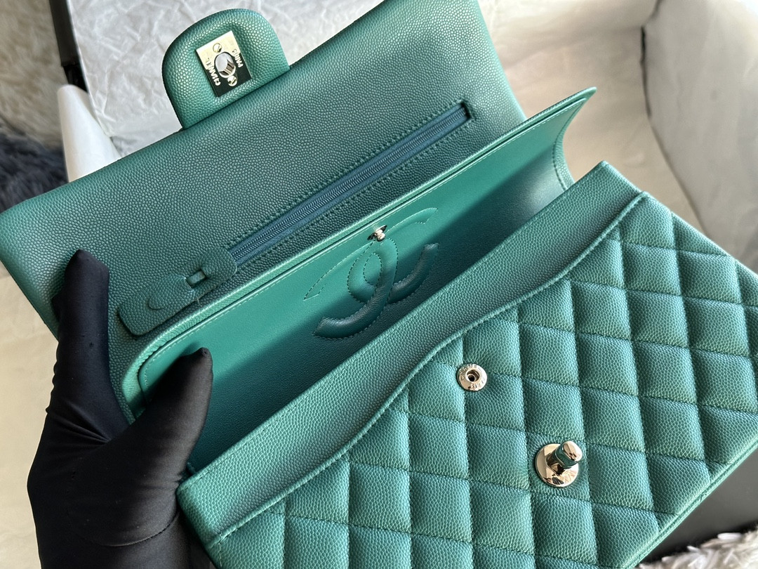 Chanle Classic Double Flap Silver Hardware