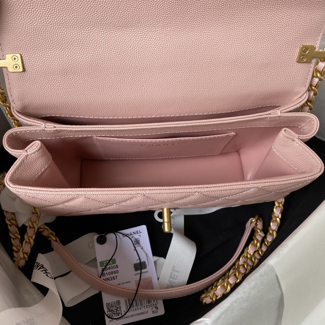 Chanle Small Flap Bag With Top Handle
