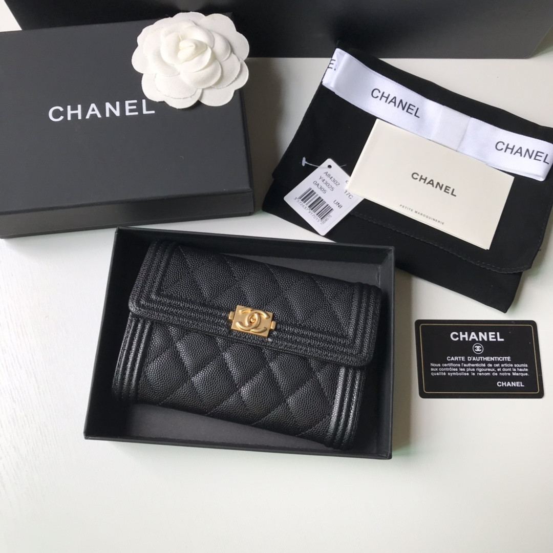 Chanle Flap Wallet